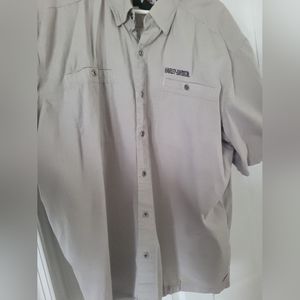 Harley Davidson Short Sleeve Button up 2xl